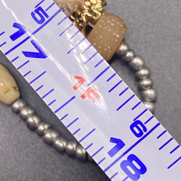 Chico’s Sculptured Beaded Necklace 18” - Picture 15 of 15